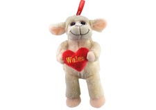 PLUSH WALES SHEEP WITH RED
