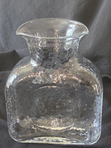 Blenko style art glass clear - blenko,