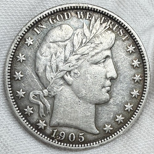1905 barber 50c half - 1905-s,