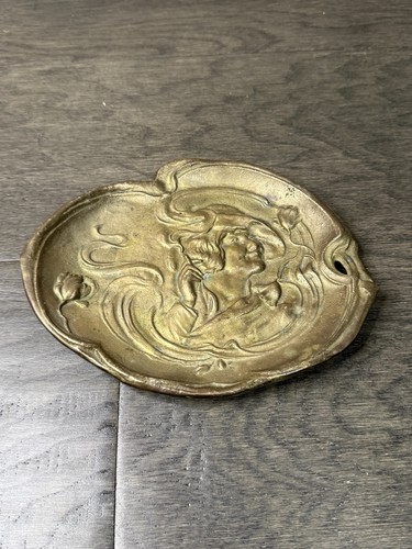 Antique art nouveau lady - art,