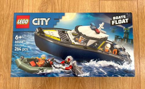 Lego city 60456 police boat - police,
