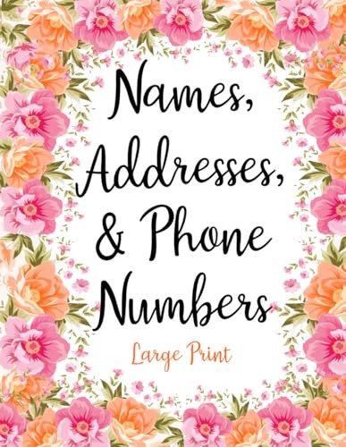 Names addresses phone - names, &