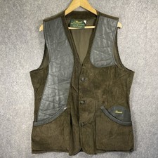 Beaver Of Bolton Skeet Shooting Vest Mens 46" Brown Corduroy Hunting Gilet