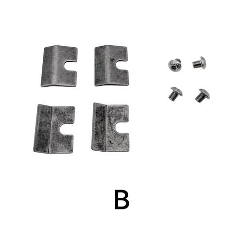 Stove glass clips screws set - stove,