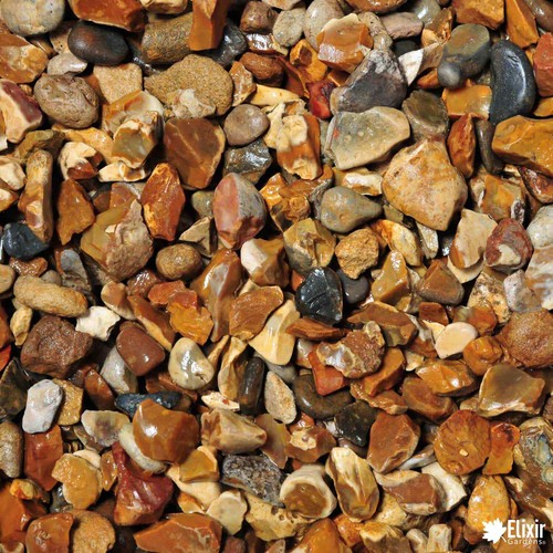 Decorative golden gravel - decorative,