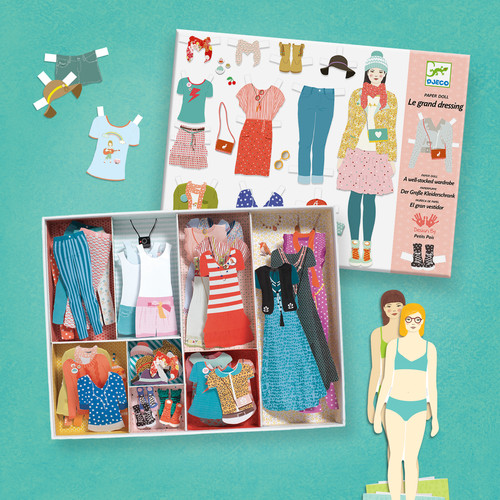 Djeco paper doll - dress, kit