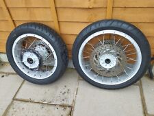 Aprilia Caponord 1000 Wire Spoked Motorcycle Bike Wheels Scrambler Enduro 17"19"