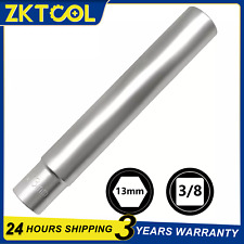 3/8" Drive 13MM Extra Long Drive Spark Plug Deep Square Metric Socket
