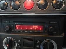 AUDI TT MK1 CONCERT CAR RADIO BOSE STEREO CD PLAYER HEAD UNIT WITH CODE