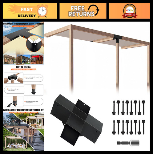 Way pergola corner bracket - pergola,