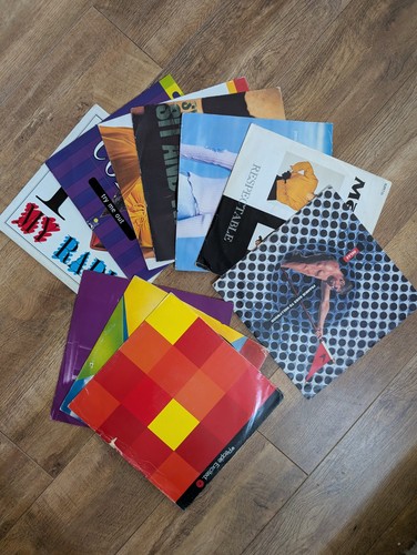 10x vinyl records - 12", lps