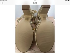 Brand New Pair Of Gold Glitter