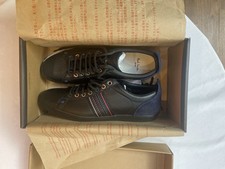 Rare Paul Smith Osmo mens leather casual shoe trainer Size UK8 Black NEW