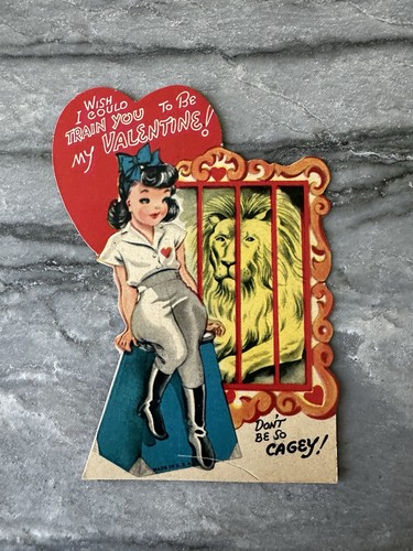 Vintage valentine card - valentine,