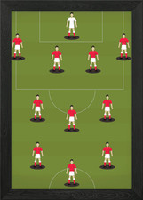 Football Team Framed Wall Art