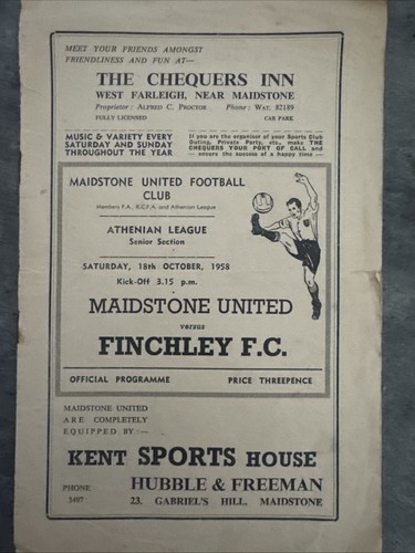 Maidstone united finchley - united, v
