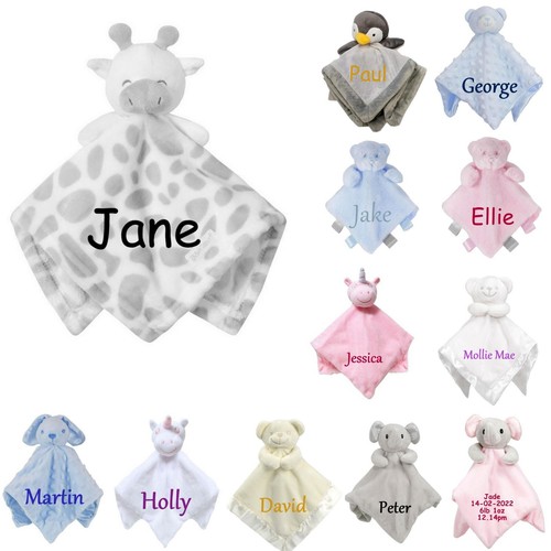 Personalised baby comforter - personalised,