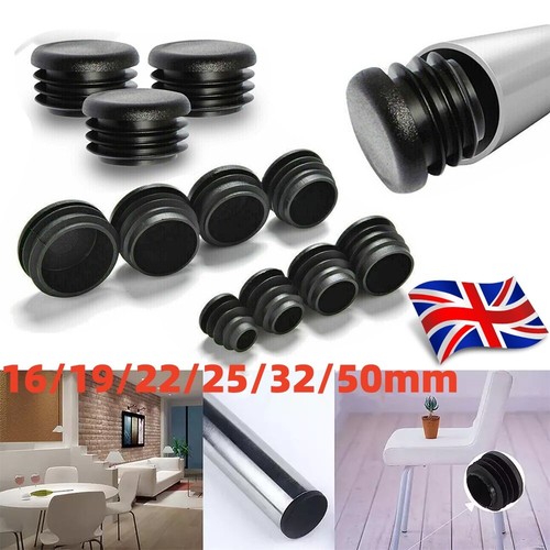 Round plastic tube end - tube,