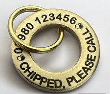 30mm X 3mm Solid Brass Ring