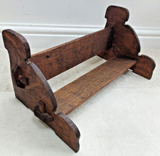 Vintage oak book trough, rest