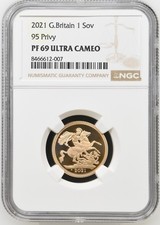 2021 Royal Mint UK Gold Proof