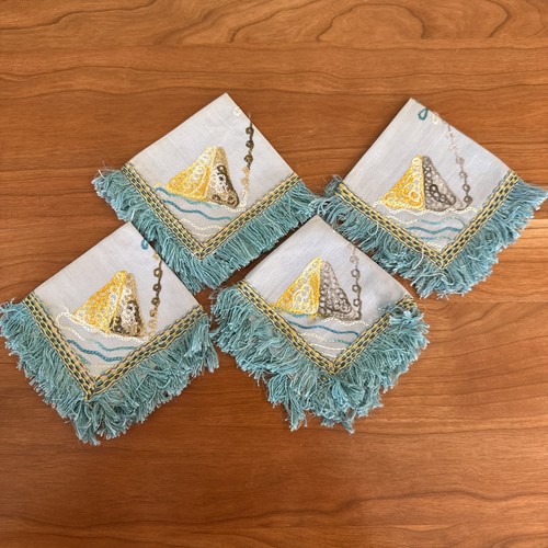 Set vintage embroidered - set,