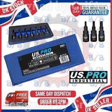 USPRO 7PC 1/4" DRIVE IMPACT HEX SOCKET ALLEN BIT SET H1.5 H2 H2.5 H3 H4 H5 H6