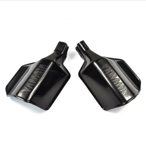 Black brush hand guards - black,