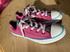 Converse Chuck Taylor All Star Double Tongue sneakers girls size 2 glitter 