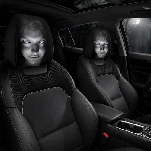 2pcs halloween horror car - horror,