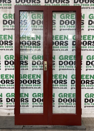 Single glazed french doors - glazed,