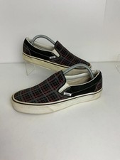 Tartan Vans Slip-On Loafers