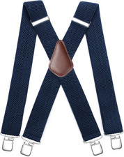 HISDERN Men'S Braces with Very