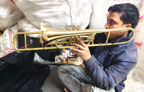 Trombone valve made - valve,