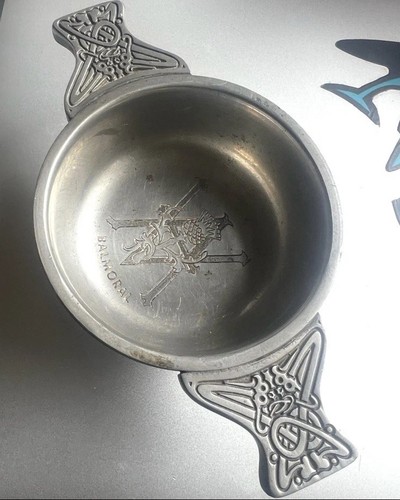 Pewter celtic quaich bowl - pewter,