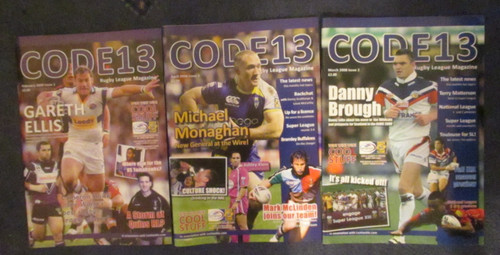 Code rugby league - x, 13