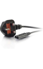 80613 3M C7 Power Cable (BS1363 to IEC 60320C7) Figure 8 Power Lead, Black