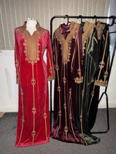 Heavy Embroidery Velvet Moroco