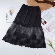 Women Mesh Lace Underskirt