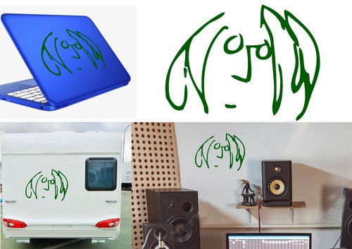 John lennon sticker vinyl - sticker,