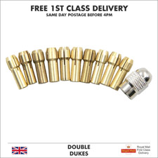 11 x Brass Drill Chuck Collet