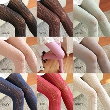 Girl Pantyhose Lolita Tights Stocking Soft Women's Pantyhose Lace Jacquard