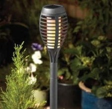 Solar Powered Party Torch 5-Pack Damaged Packaging 