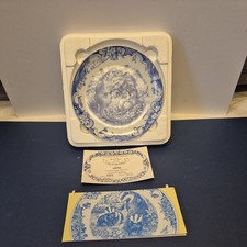 Danbury Mint 8” Collectors Plate A Year by the Riverbank “The Otter Family”