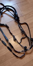 Western black leather
