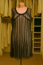 Samya Plus Black Sequin Mesh