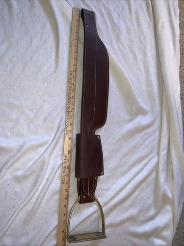Australian saddle wide leather - australian,
