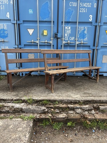 Pair antique pine - pair,