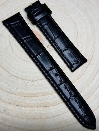 Genuine 18mm black leather - 18mm,