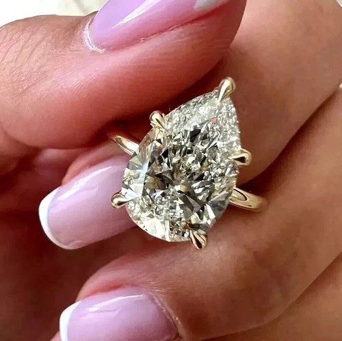 4ct pear cut - cut, lab